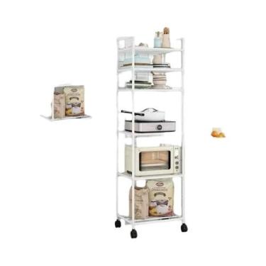 Imagem de Prateleira De Armazenamento De Cozinha Multi-camadas, Móvel, Para Vara