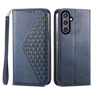 Imagem de Asuwish Capa de telefone para Samsung Galaxy S23 FE 5G capa carteira com protetor de tela de vidro temperado flip alça de pulso porta-cartão de crédito suporte robusto Folio Cell S 23 EF S23FE 23S