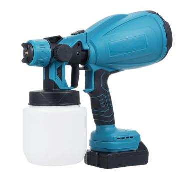 Imagem de Pulverizador de tinta 300W máquina de pulverização elétrica de látex 3 padrões de pulverização 30.000RPM artefato de pintura a motor com tanque de capacidade de 800 ml para móveis, armários, cercas