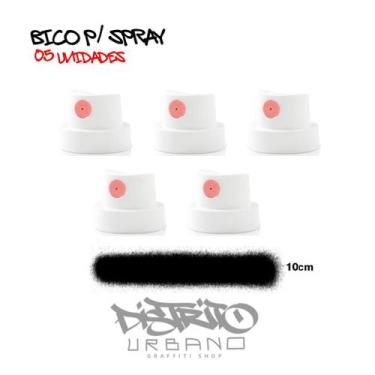 Imagem de Bicos para Spray 5 unid. FatCap Pink 10cm Graffiti, Pintura Automotiva