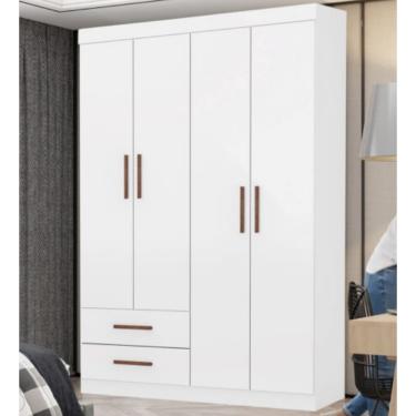 Imagem de Guarda Roupa Hercúles 4 Portas Branco - Carioca Móveis