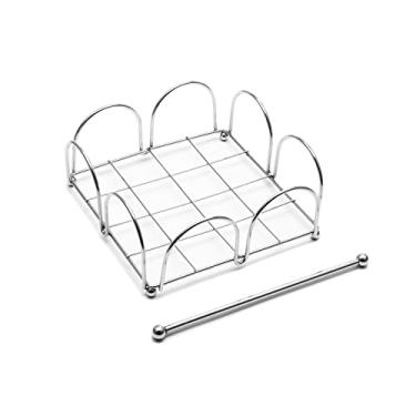 Imagem de Prático suporte de papel de guardanapo caixa de ferro mesa de lenços de mesa dispensador dispensador de folha hotel cozinha restaurante organizador