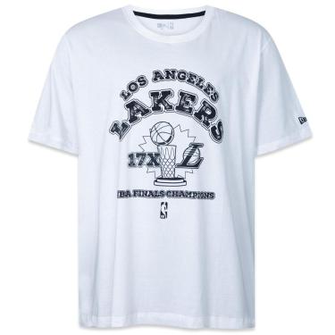 Imagem de Camiseta Plus Size Regular NBALos Angeles Lakers Champs Masculino-Masculino