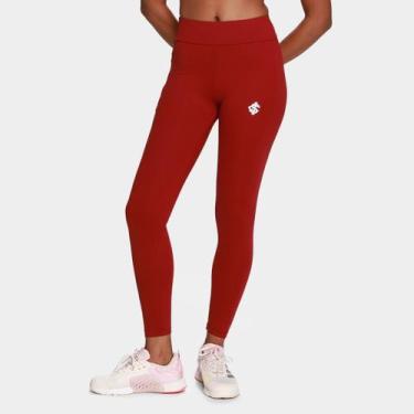 Imagem de Calça Leeging Internacional Training Feminina - Betel Sport, Bordô, G