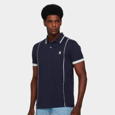 Imagem de Camisa Polo Colcci VII Masculina, Azul, G