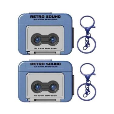 Imagem de Caixa De Música Retrô Infantil Com Pingente, Mini Gravador De Fita Gra