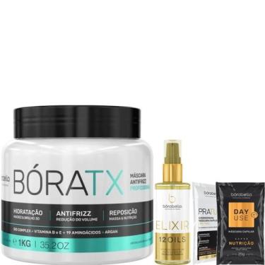 Imagem de Borabella Bóratx 1kg + Elixir 12 Óleos Reparador 60ml
