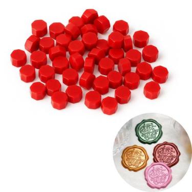 Imagem de Kit 100 Cera Para Lacres, Selo Convite Casamento Envelopes - Luyke