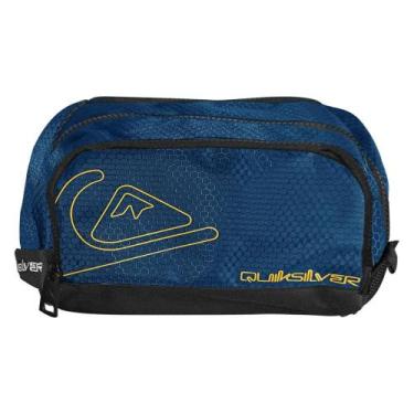 Imagem de Kit Necessaire Quiksilver Original Bolsa Bagagem Viagem -, Azul