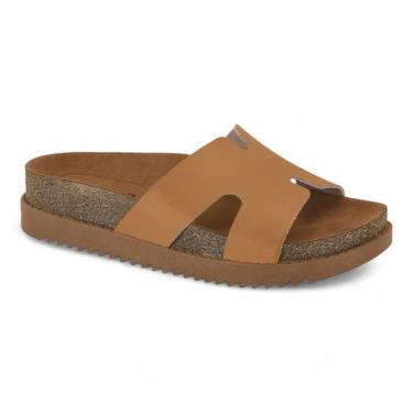 Imagem de Tamanco Moleca Feminino 5500.100, Camel, 37