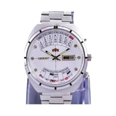 Imagem de Relógio Mecânico Automático Unissex De Aço Inoxidável Orient Com Mostr