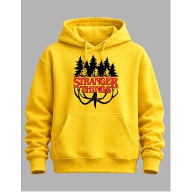 Imagem de Blusa De Frio Stranger Things Moletom Adulto Unissex - NM KIds, Amarel