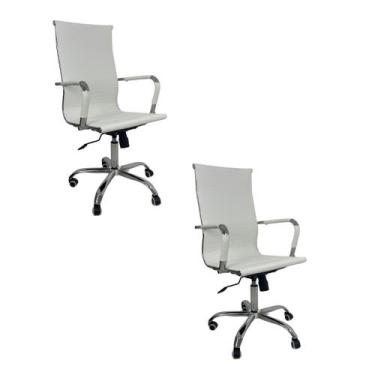 Imagem de Cadeira De Escritório Esteirinha Giratória Ergonômica Alta - Oficial W