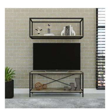 Imagem de Rack para TV até 50 Polegadas 1 Nicho Aéreo Estilo Industrial Active Y