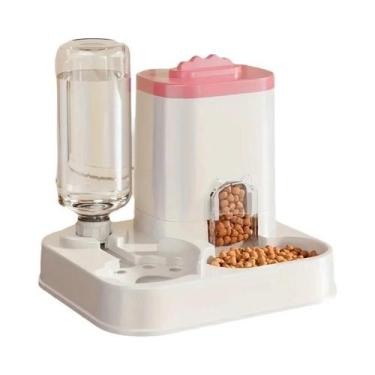 Imagem de Dispensador E Alimentador Automático De Água Para Gatos De Grande Capa