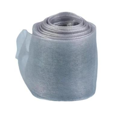 Imagem de Cadarços De Organza De Seda De 4cm De Largura, Laço Plano De 160cm Par