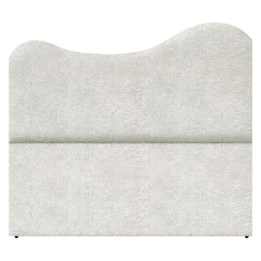 Imagem de Cabeceira Queen 160 cm Com Frame Selena Boucle Creme Artte