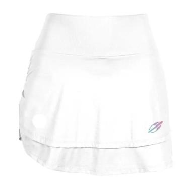 Imagem de Saia Com Shorts Mormaii Beach Tennis Vitória Marchezini Cor:BrancoTama