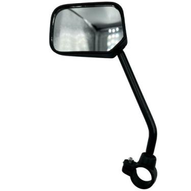 Imagem de Retrovisor Retangular Espelho Refletor Direito Preto - BIKE STILO