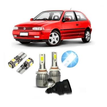 Imagem de LAMPADAS VOLKSWAGEN GOL G2 Alto Baixo H4 SUPER LED - TECH ONE