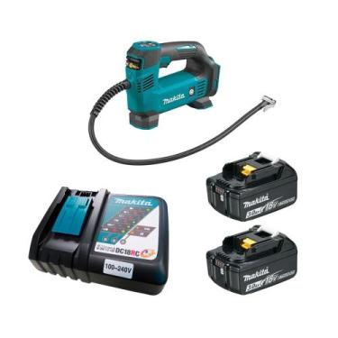 Imagem de Compressor De Ar 18V DMP180Z C/ 2 Baterias 3AH Makita Bivolt