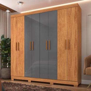 Imagem de Guarda-roupa 8 Portas 2 Gavetas Las Vegas - Fellicci