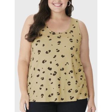 Imagem de Regata Malwee 1000132908 Feminina Plus size Viscose Stretch T. G1/G3, 