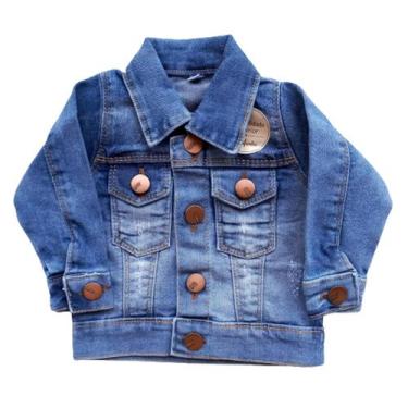 Imagem de Jaqueta Bebê Masculina Jeans Fofinho, Jeans, P