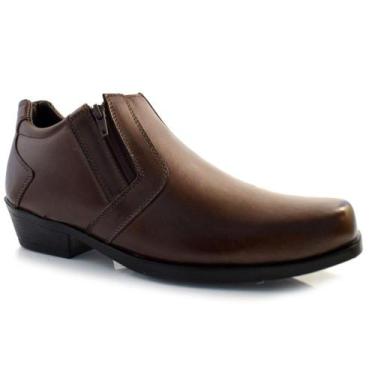 Imagem de Bota Country Masculina em Couro Zapattero, Marrom, 42