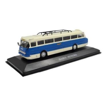 Imagem de Miniatura Ônibus Ikarus Hungria Metal 1:72 - China, Azul