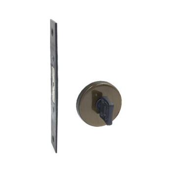 Imagem de Fechadura trava porta correr banheiro wc pado antique ouro velho bronz