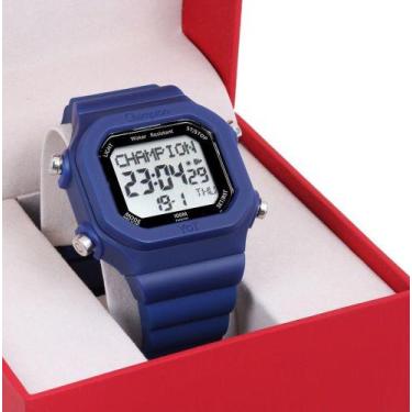 Imagem de Relógio Masculino Digital Esportivo Champion YoT Azul Marinho CP40181L