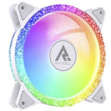 Imagem de Cooler Para Gabinete Ryvel Frost White, ARGB, 120mm, Branco, RY-FN-FT-