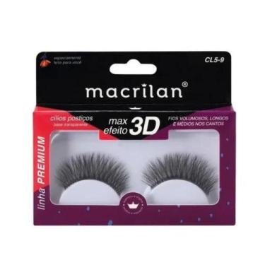 Imagem de Cílios Postiços Macrilan Max Efeito 3d Linha Premium Cl5-9