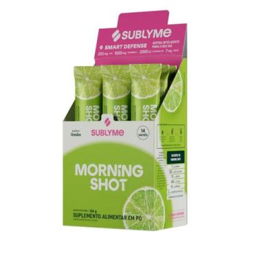 Imagem de Morning Shot Limão Display 84g - Sublyme