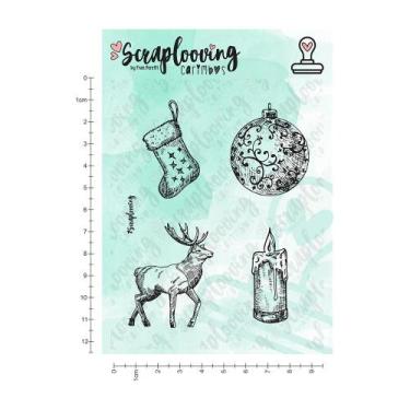 Imagem de Carimbo Cartela Vintage Natal 02 - scraplooving