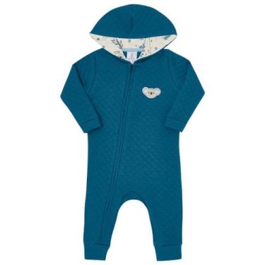 Imagem de Macacão matelassê azul intenso coala Kiko Baby , G