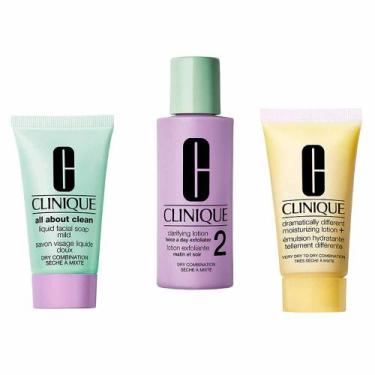 Imagem de Kit de Skincare Clinique - Sabonete Líquido + Tônico Facial + Hidratan