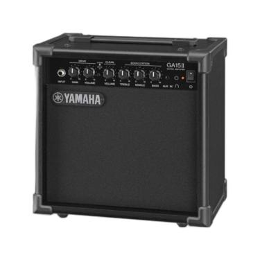 Imagem de Cubo para Guitarra GA15II 15W RMS com Controle de Graves Médios e Agudos Preto Yamaha 6,5