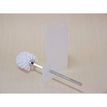 Imagem de Escova Sanitária em Acrílico Com Strass Jateada Decor Acrílicos