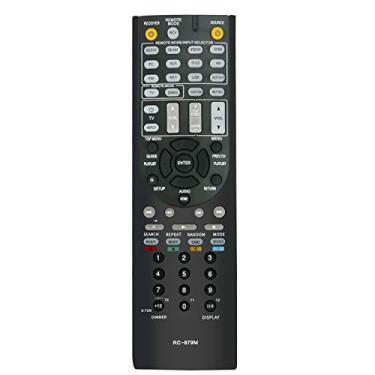 Imagem de Novo controle remoto RC-879M compatível com receptor Onkyo AV e receptor de Home Theater/alto-falante TX-NR535 TX-SR333 HT-R393 HT-S3700 TXNR535 TXSR333 HTR393 HTS3700 HT-R593 HTR593