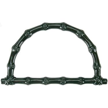 Imagem de Darice 1972-16 Alça de plástico de bambu, 1972-16, preta, pacote com 2