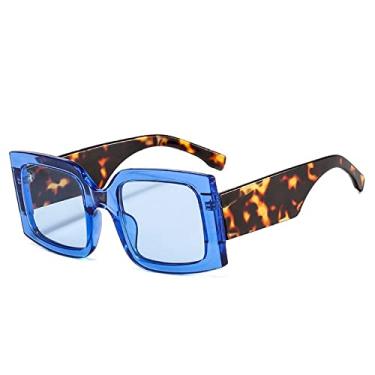 Imagem de Óculos de Sol Quadrados Grandes Estilistas Vintage Moda Feminina Óculos de Sol Tons Verdes UV400 Masculino Luxo Masculino Feminino, 4, China