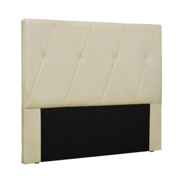 Imagem de Cabeceira Queen Size 1,60m Yves Veludo Bege Gran Belo