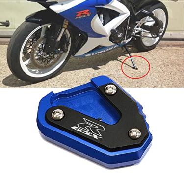 Imagem de MOWOK Suporte para Suzuki GSX-R 600/750/1000 R/X GSXR1000 Motocicleta CNC Extensão Pad Suporte Lateral para Pés Vermelho/preto/azul/dourado