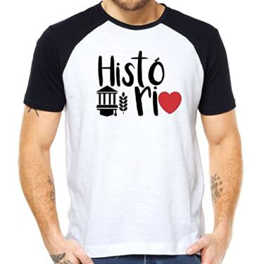 Imagem de Camisa história curso professor faculdade camiseta Cor:Preto;Tamanho:XG