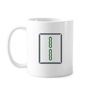 Imagem de Caneca Mahjong Bamboo Bar 2 Azulejos Padrão Cerâmica Café Porcelana Utensílios de Mesa