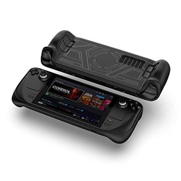 Imagem de Estojo protetor de mainframe para Steam Deck, revestimento macio em TPU, estojo protetor antiderrapante e resistente a quedas