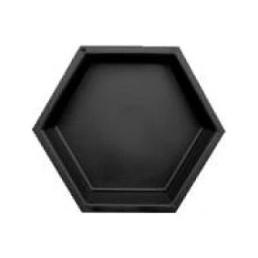 Imagem de Kit 10 Fôrmas Sextavada Lisa Bloquete Para Piso 25x25x8cm - Fp004