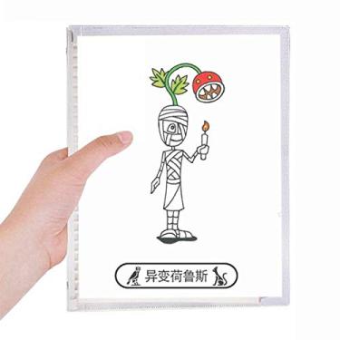 Imagem de Caderno Egito Múmia Halloween Mutação Horus Folhas Soltas Diário Recarregável Diário Papelaria